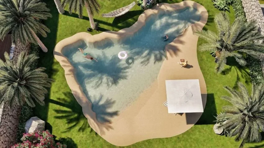 Piscinas Las Palmas ¿Su sueño es tener en su jardín una piscina? Colores de Arena de cuarzo a tu alcance
